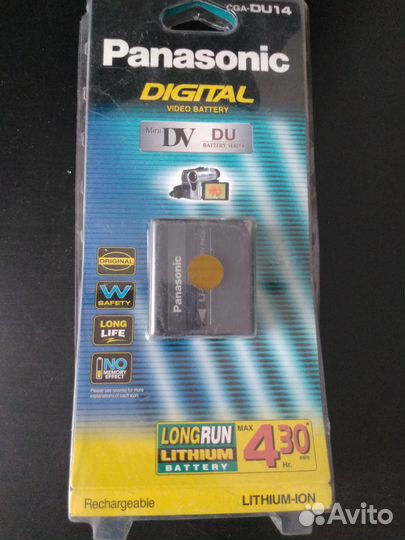 Аккумулятор Panasonic CGA-DU14 оригинал, Япония