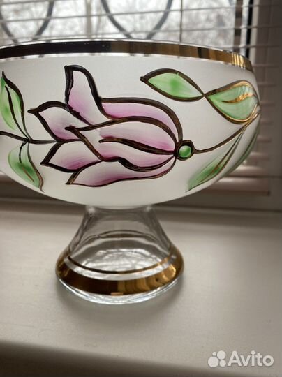 Ваза на ножке, Богемия