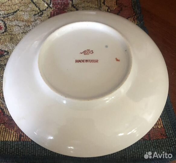 Блюдце лфз фарфор