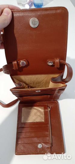 Сумка из кожи новая мужская