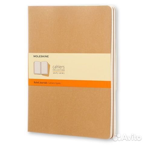 Блокнот Moleskine cahier journal QP421 19х25 линей