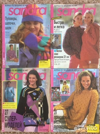 21 журнал по вязанию спицами
