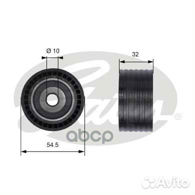 Ролик обводной ремня грм T41237 Gates
