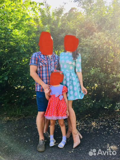 Платье в горох