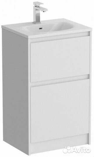 Тумба с раковиной BelBagno Kraft 39-50-PIA-BB-8099-3-50 Bianco Opaco