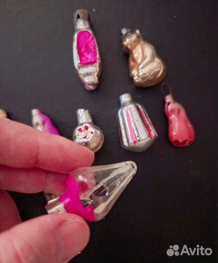 Игрушки-малютки стекло