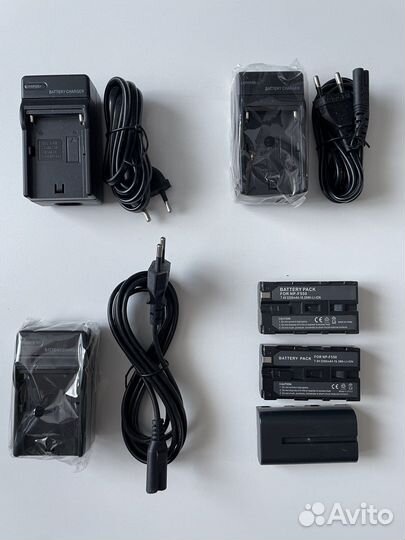 Аккумуляторы np-f550 и зарядное устройство