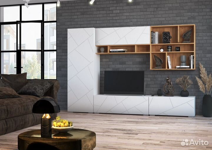 Стенка в гостиную Гранж мдф (модульная)