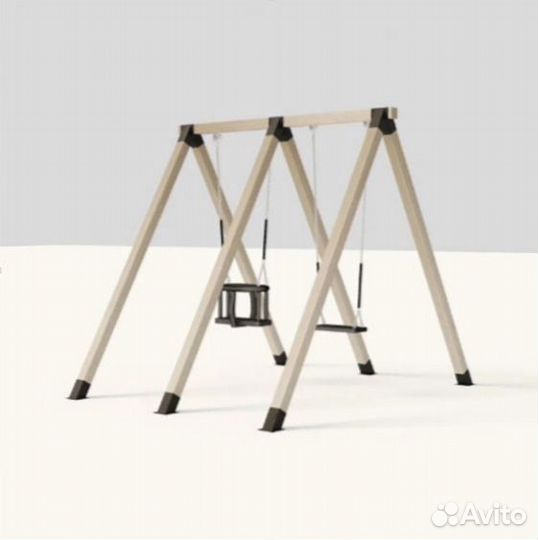 Качели детские подвесные. Крепеж качели для дачи
