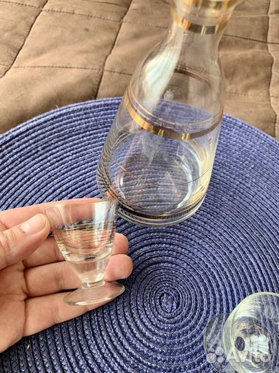 Графин/штоф и рюмки, винтаж, СССР