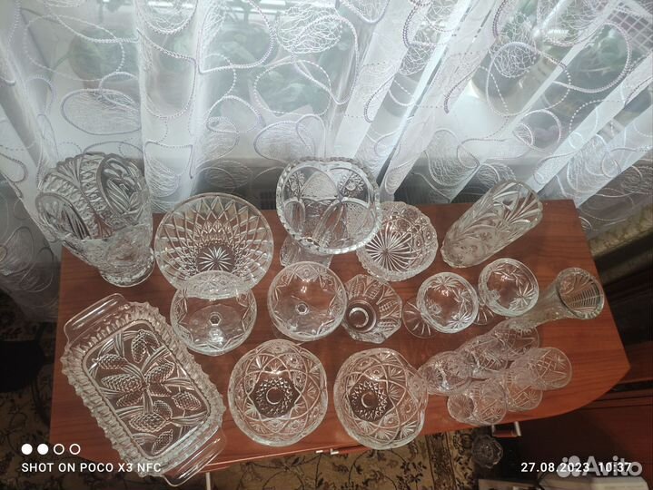 Ваза хрустальная СССР