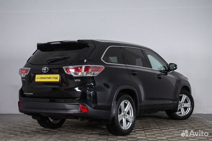 Toyota Highlander 3.5 AT, 2014, 156 123 км