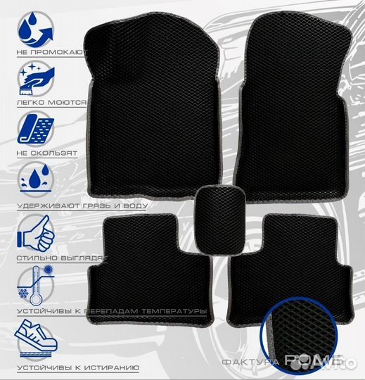 3D коврики ева honda Pilot 2008-2015