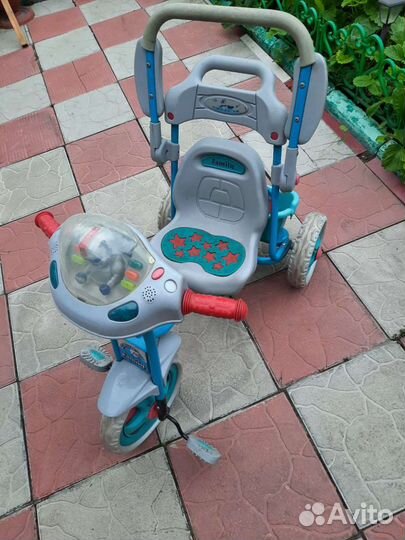 Детский велосипед с родительской ручкой бу