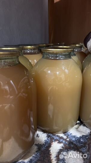 Сок яблочный домашний из гореых яблок