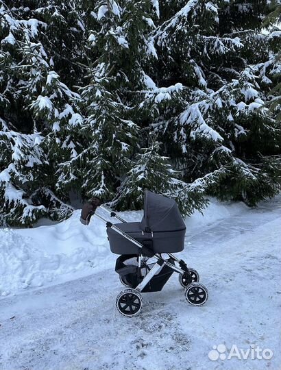 Коляска ABC 3 в 1 (люлька, прогулка и автолюлька)
