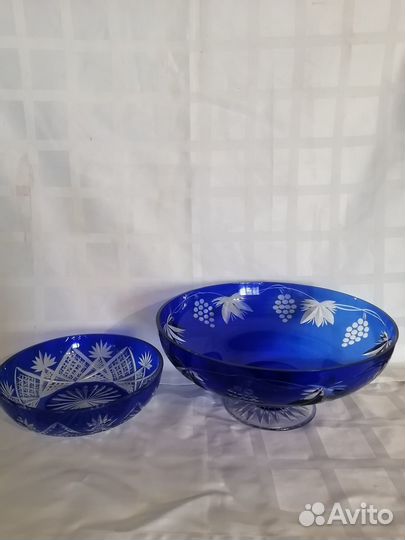 Хрустальные вазы Кобальт 70 - годы