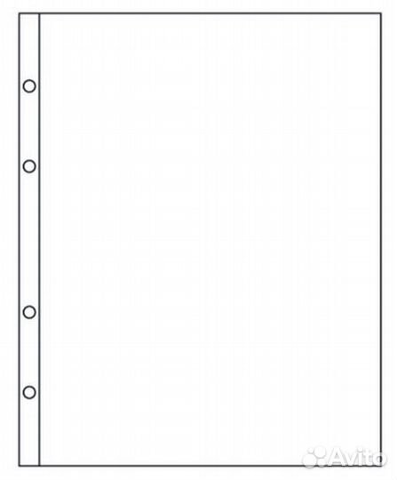 Листы для Банкнот 1, 2, 3, 4 ячейки. Оптима. Новые