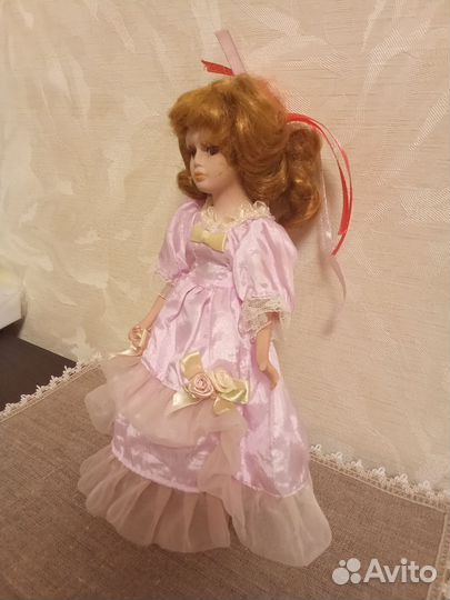 Кукла 22 см коллекционная фарфор голова руки ноги