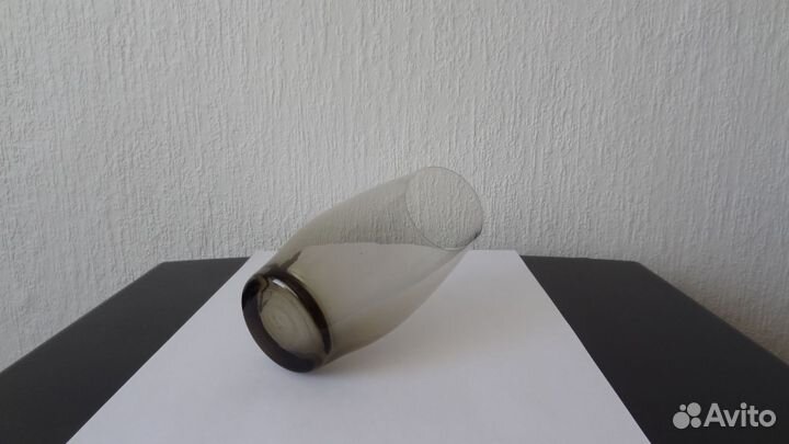 Стакан из цветного дымчатого стекла высокий, СССР