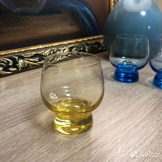 Стопки цветное стекло СССР