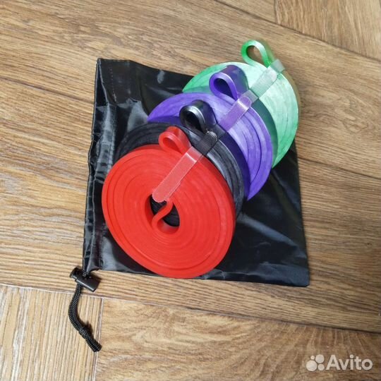 Петли резинки для фитнеса турников лента эспандер