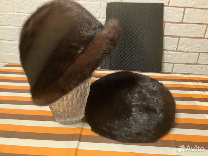 Берет и шляпа норковые женские