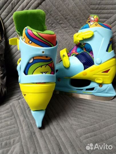 Детские коньки раздвижные 34-37рр унисекс