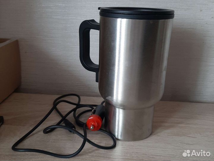 Новая термокружка с подогревом от прикуривателя