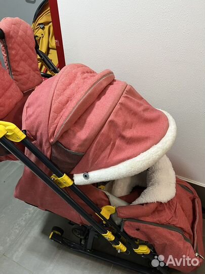 Детские санки коляска ника