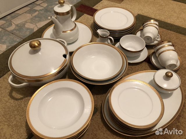 Сервиз столовый 6 персон фарфор Бавария