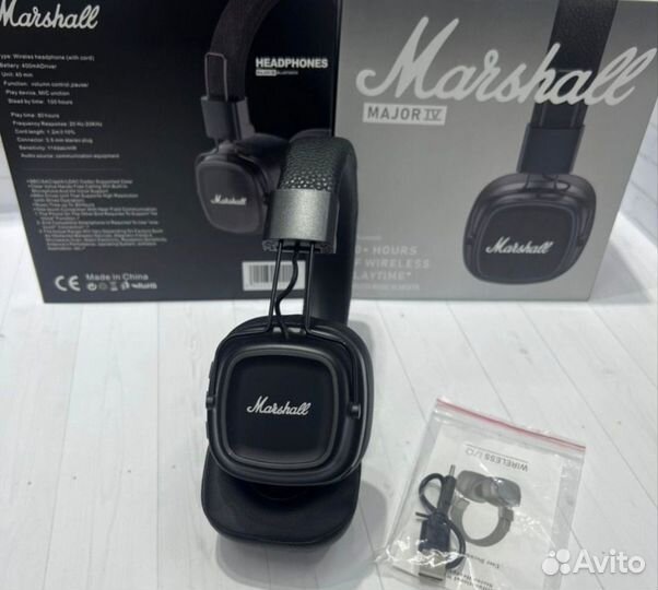 Новые наушники Marhall Major 4 LUX