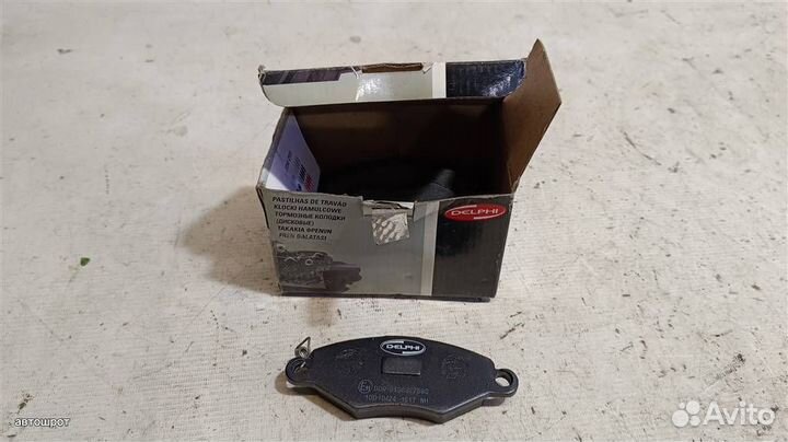 Колодки тормозные передние км-т Peugeot 206