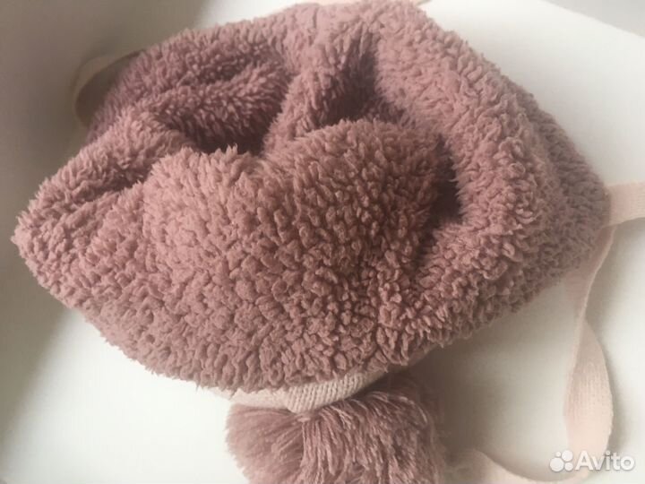 Комплект шапочка с шарфиком