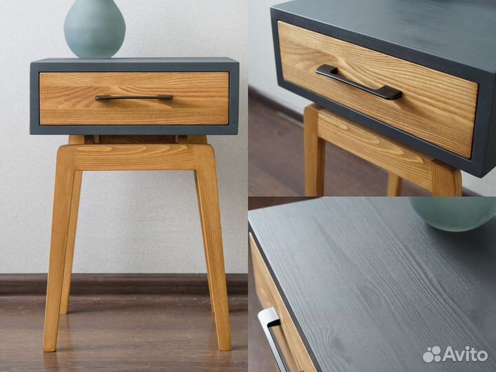 Тумба прикроватная из натурального дерева