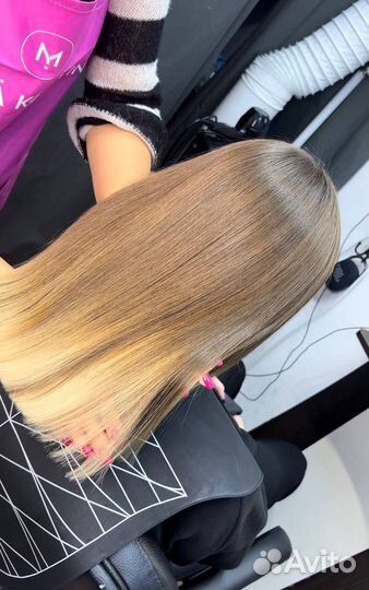 Кератиновое выпрямление волос/ботокс волос