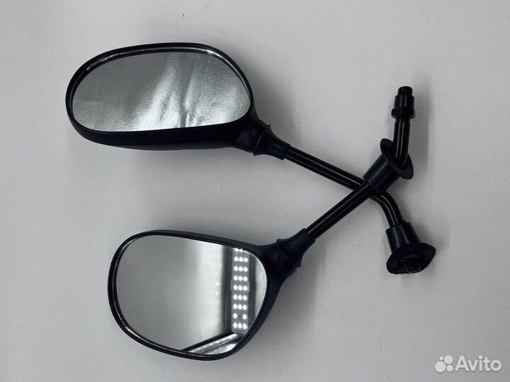 Зеркала заднего вида на мопед, скутер с резьбой