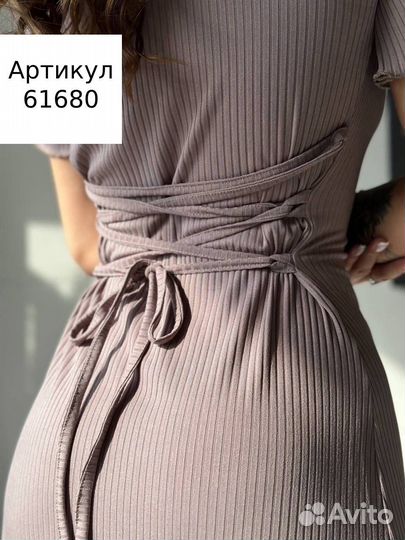 Платье лапша длинное