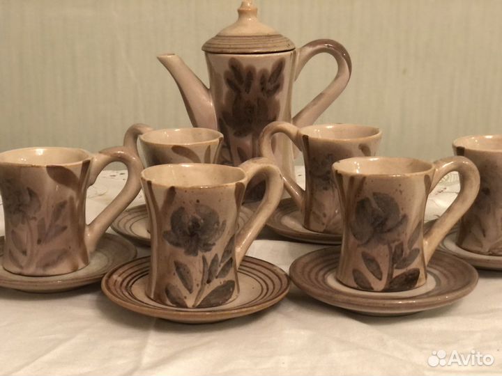 Винтаж Сервиз авторская работа художницы цузмер