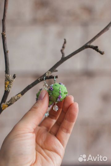 Серьги ручная работа