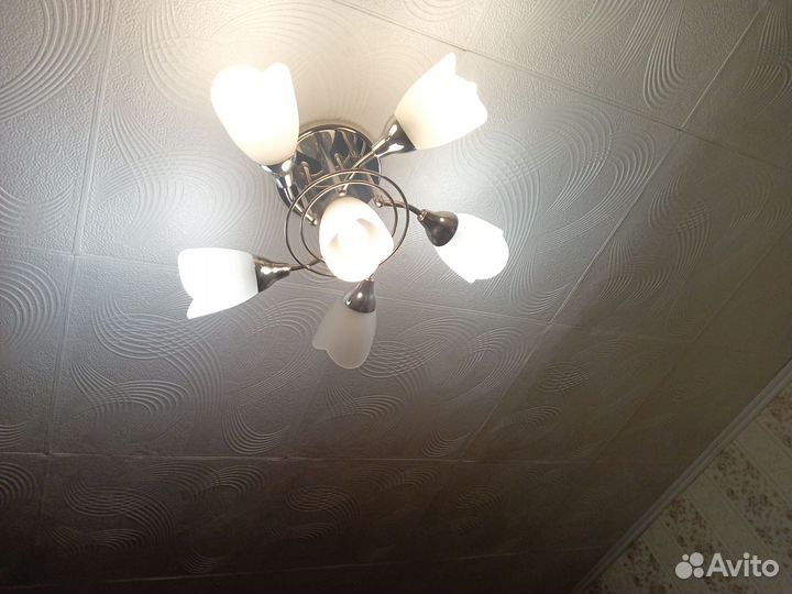 Люстра потолочная подвесная бу