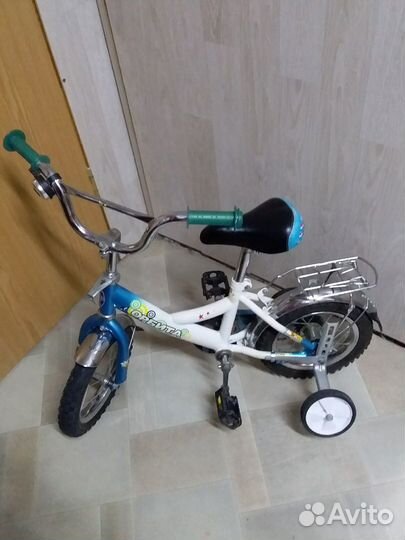 Велосипед детский двухколесный на 3-4 года