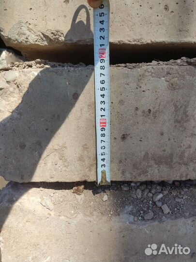 Плиты дорожные бу 3х1,75