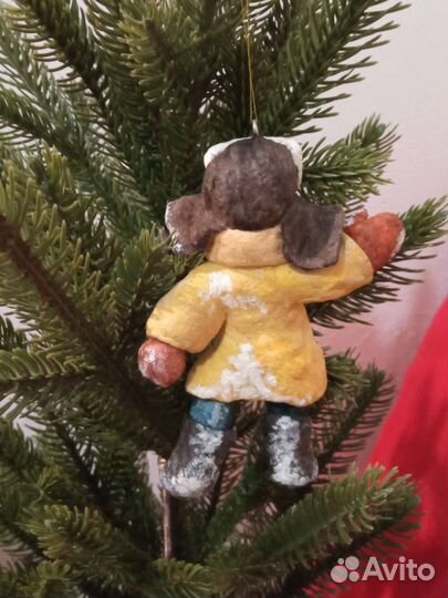 Ватные ёлочные игрушки новые