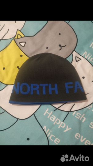 Шапка The north face двухсторонняя