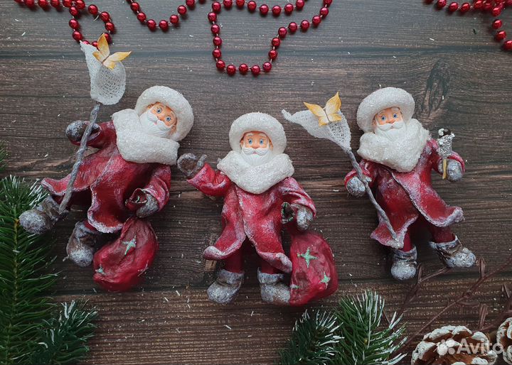 Ватные игрушки на елку