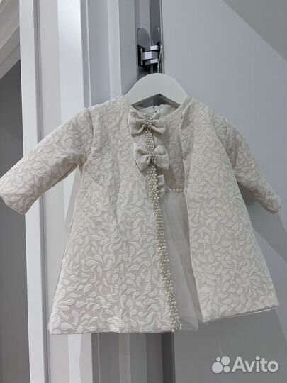 Платье для малышки с пиджачком 3/6