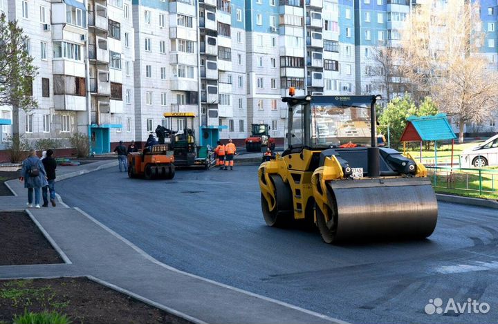 Асфальтирование укладка асфальта