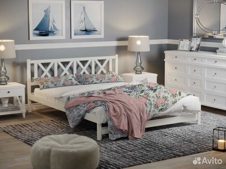 Кровать берёза 2-спальная 