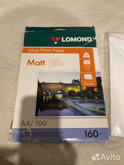 Фотобумага lomond160gsm